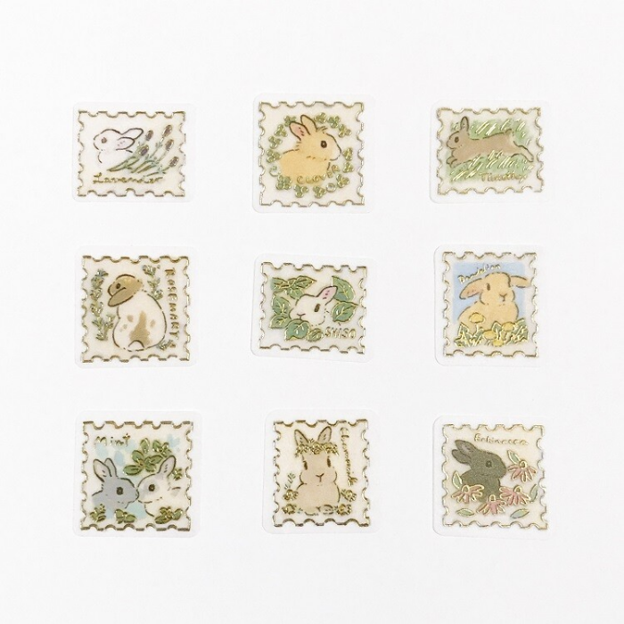 Papier Platz stickers, decorative Japanese sticker set with unique designs, ideal for planners, scrapbooking, journaling, and DIY crafts.