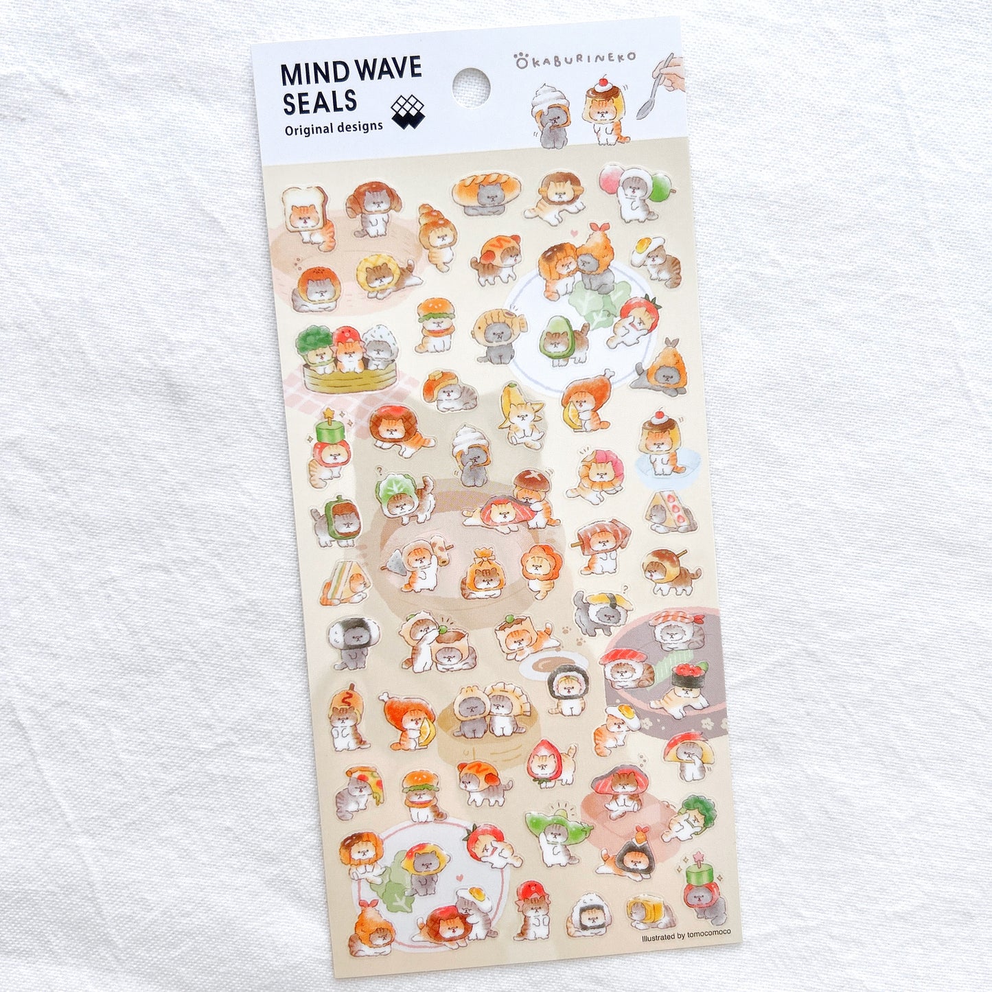 Mind Wave Original Design Stickers - Cat and Headpiece