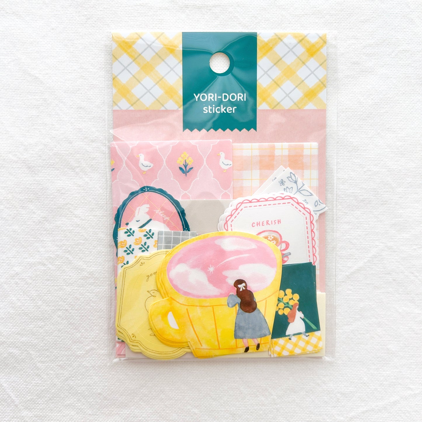 Mind Wave Yori-Dori Flake Stickers - Shooting Star In The Evening Sky