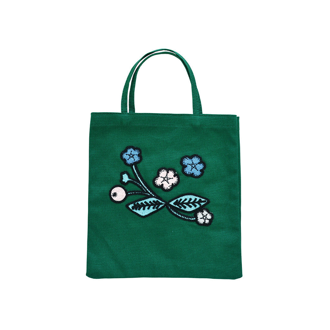 Matsuo Miyuki Embroidered Mini Tote Bag - Bird