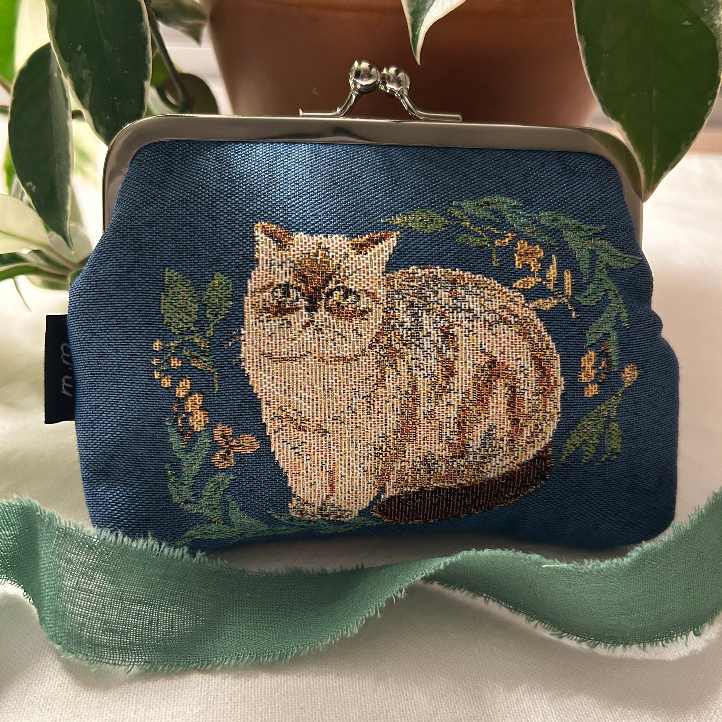 Matsuo Miyuki Mini Cat Purse - Perle