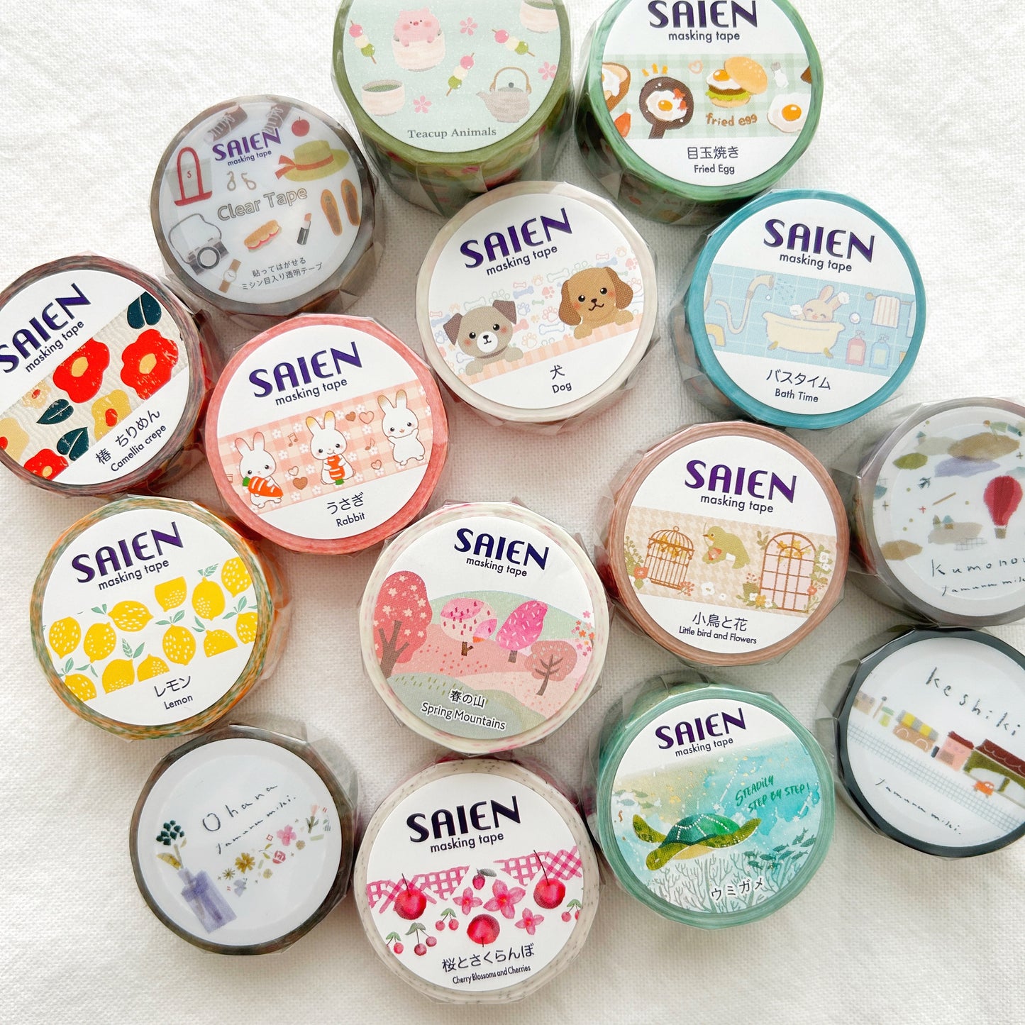 Saien Washi Tape - Spring Mountain
