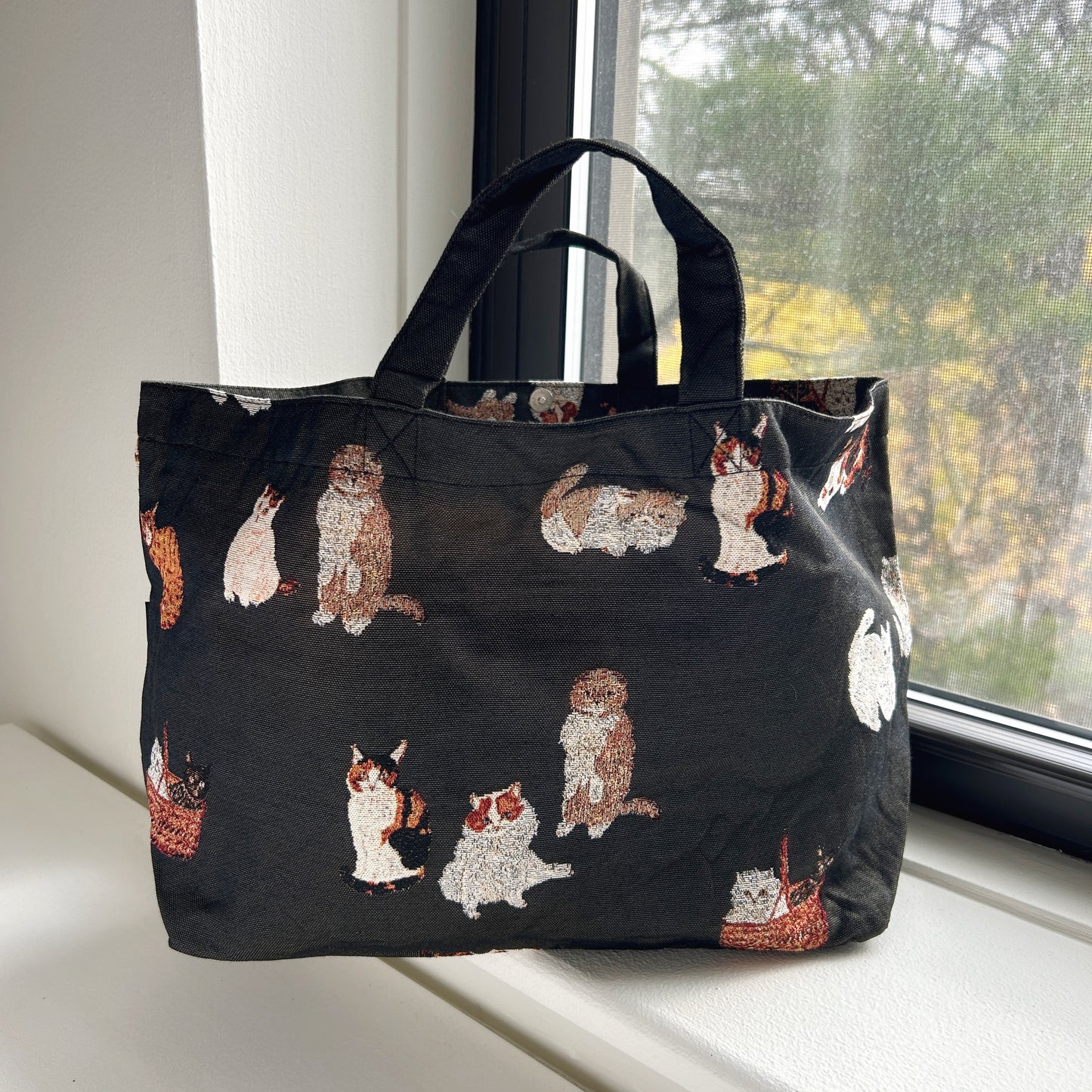 Matsuo Miyuki Boat Bag - Cats BK