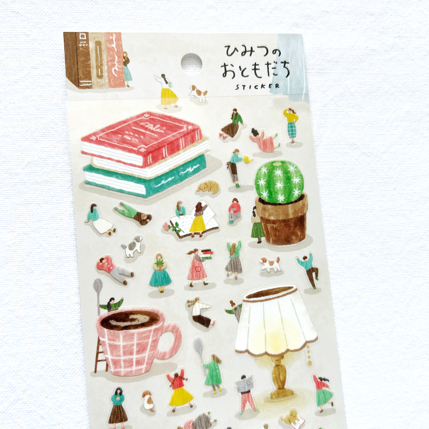 Mind Wave Secret Friends sticker sheets featuring fairytale illustrations of cozy scenes and favorite spots, perfect for journaling, scrapbooking, and adding a personal touch to crafts and stationery.