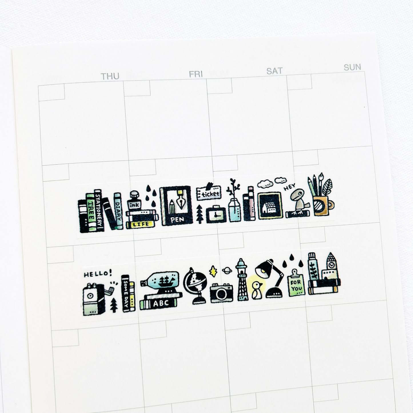 eric Small Things Washi Tapes, featuring charming designs ideal for journaling, scrapbooking, and crafting projects.