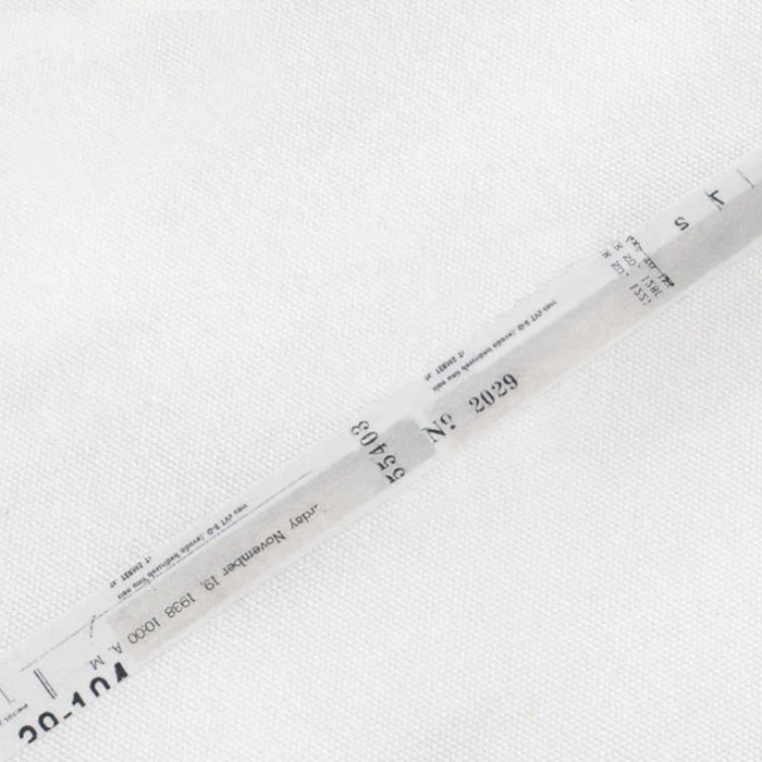YOHAKU washi tape titled 'Hiiro' (Y-016), featuring a monochrome collage design in black, white, and grey, ideal for adding a sleek, modern touch to journals, planners, and artistic projects.