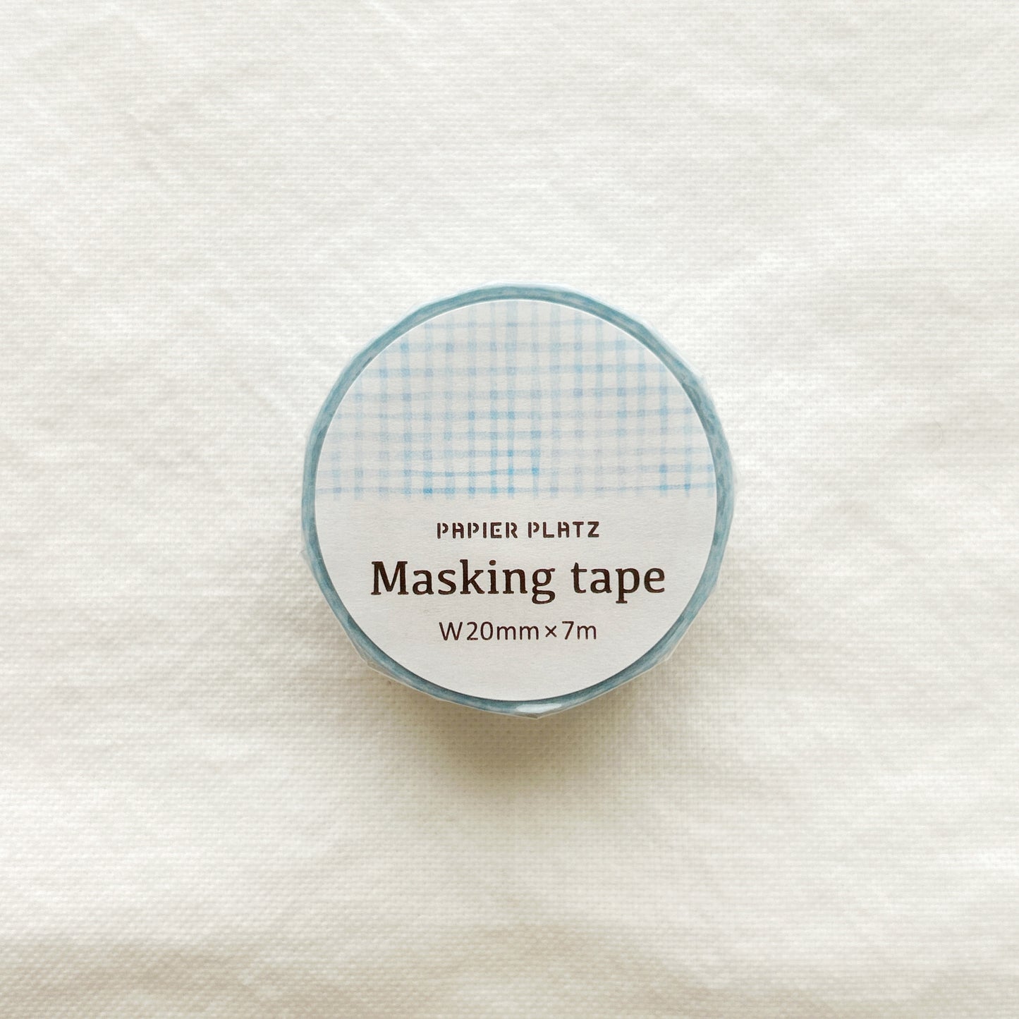 Blue checked washi tape