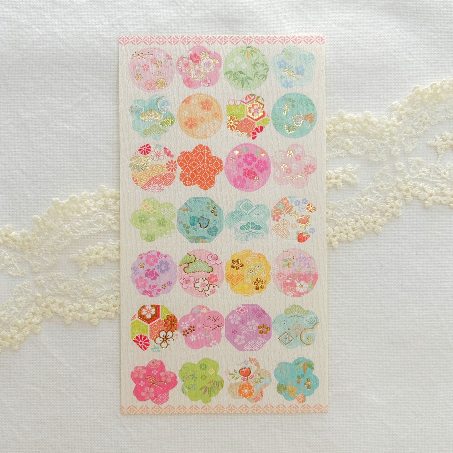 NB Gold Foil Stickers - Chitose