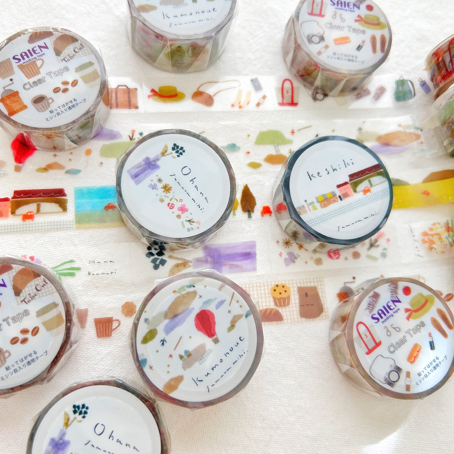 Saien Miki Tamura Clear Tape - Ohana