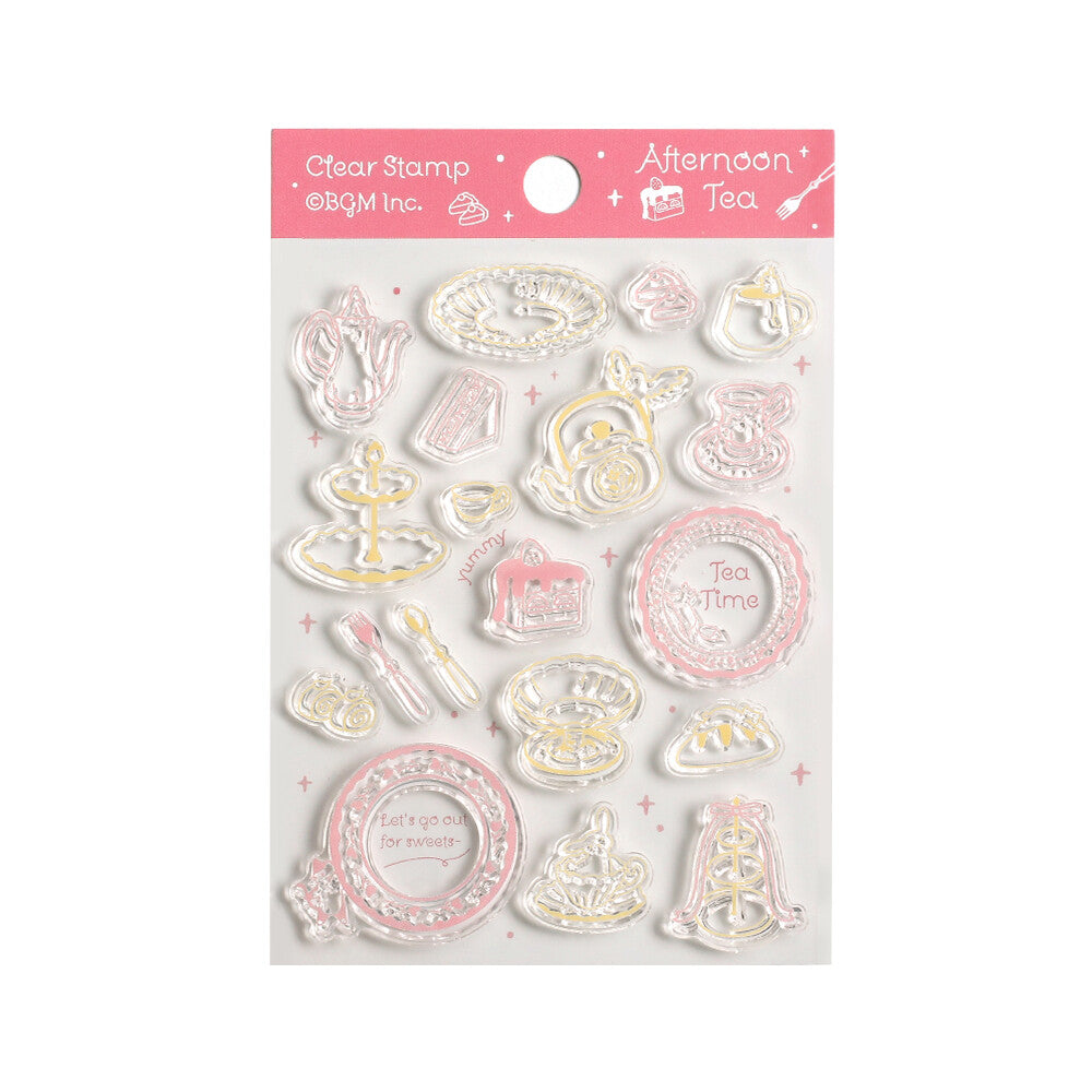 BGM Clear Stamp - Afternoon Tea Party