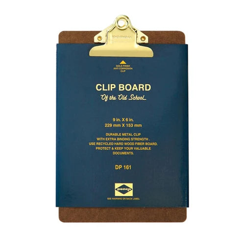 Penco Old School Cipboard - A5 - Gold Clip