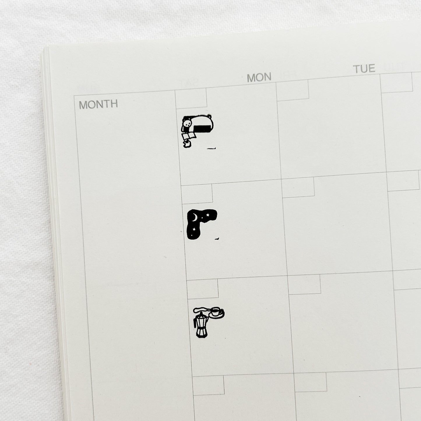 Stamp Marche Corner Rubber Stamps - Starry Sky