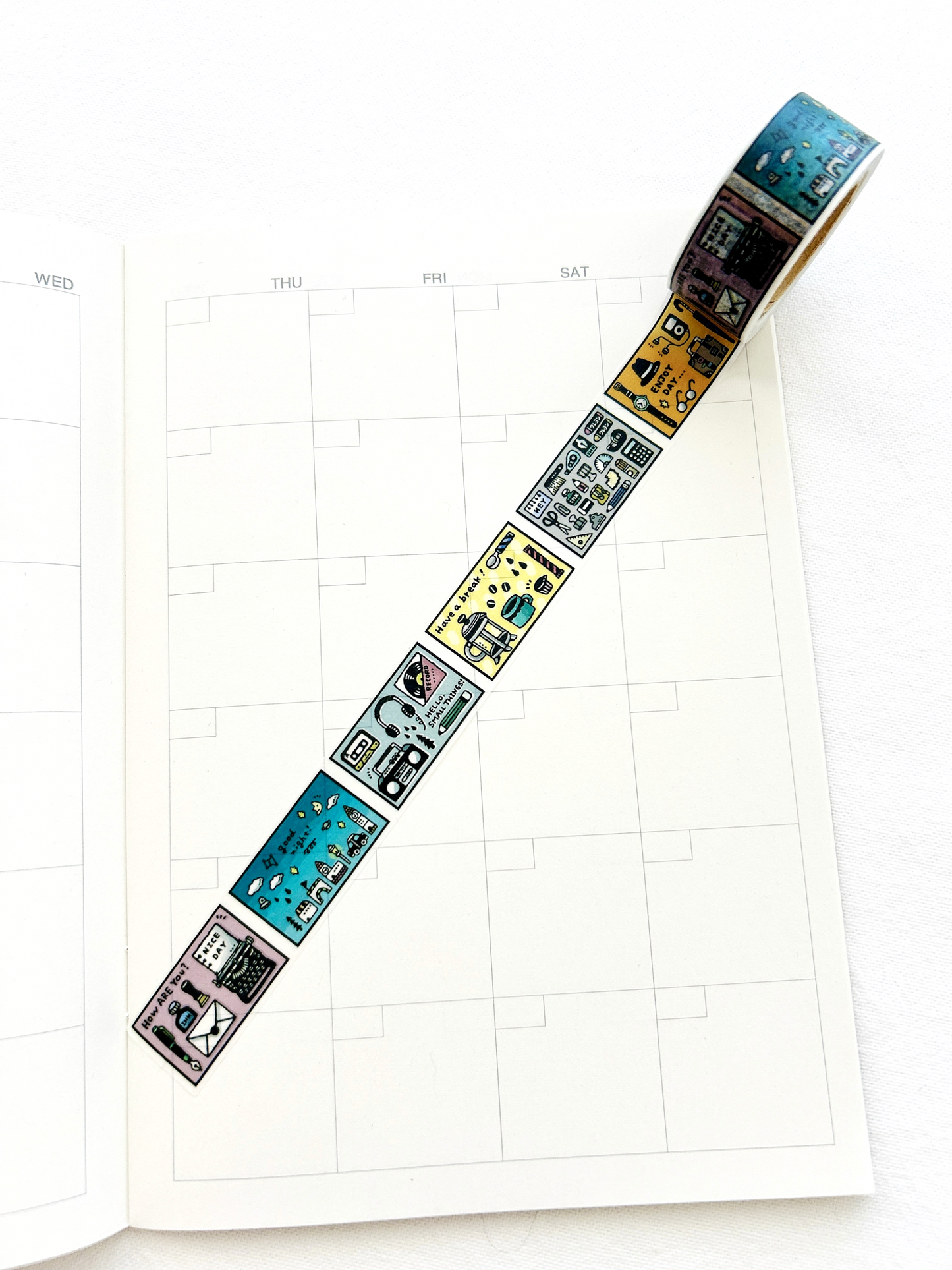 eric Small Things Washi Tapes, featuring charming designs ideal for journaling, scrapbooking, and crafting projects.