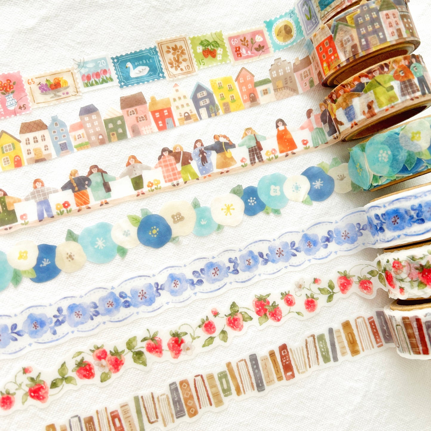 Mind Wave Die-Cut Washi Tape - Strawberry
