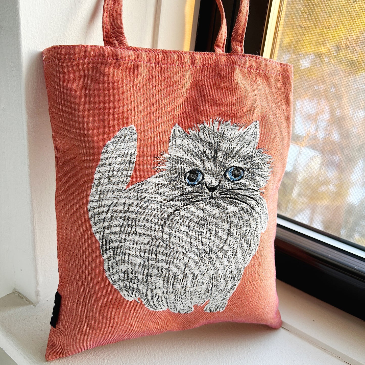 Matsuo Miyuki Woven Cat Mini Tote Bag - Elliot