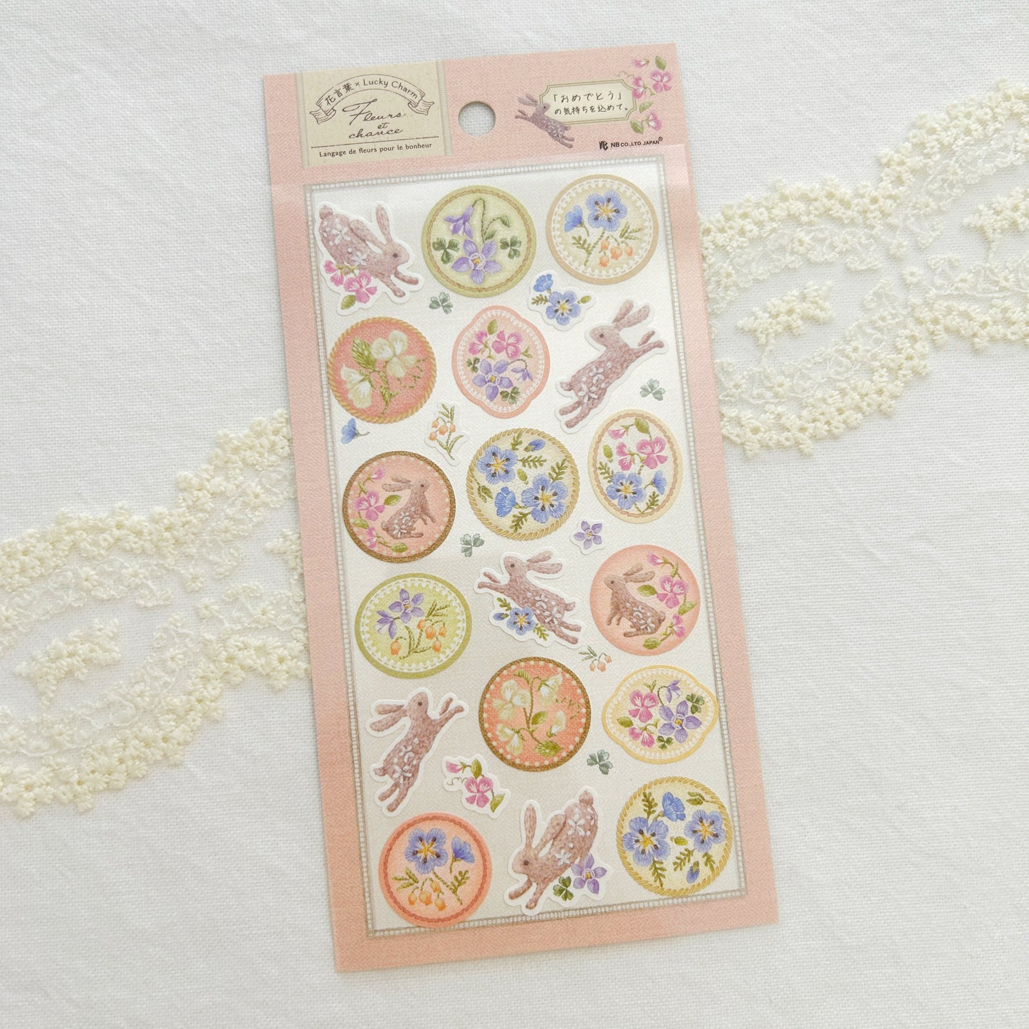 Nuku Stickers - Fleur et Chance Fete