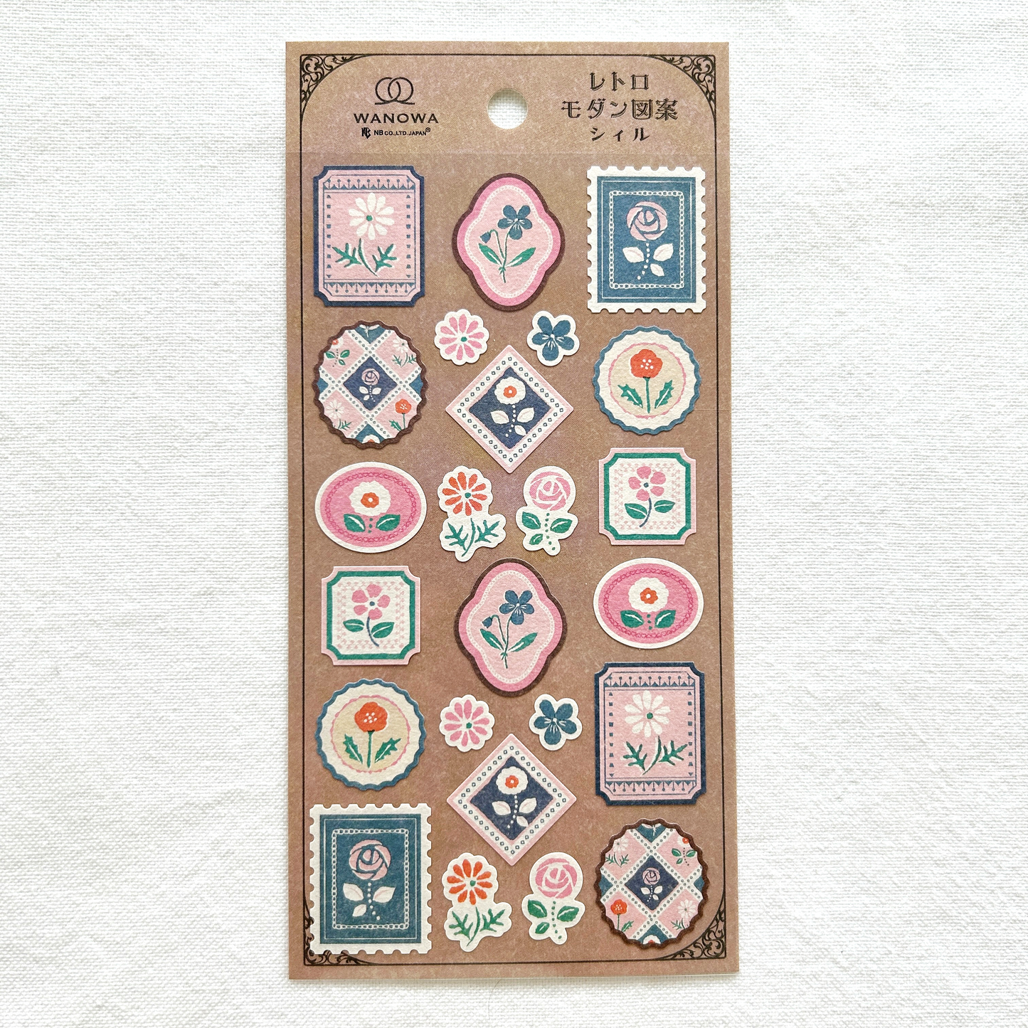 Wanowa Sticker Sheet - Flower. Perfect for journaling, scrapbooking, creative craft projects, and bullet journal.