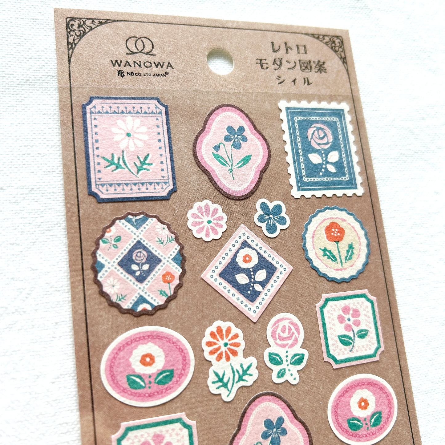Wanowa Sticker Sheet - Flower. Perfect for journaling, scrapbooking, creative craft projects, and bullet journal.