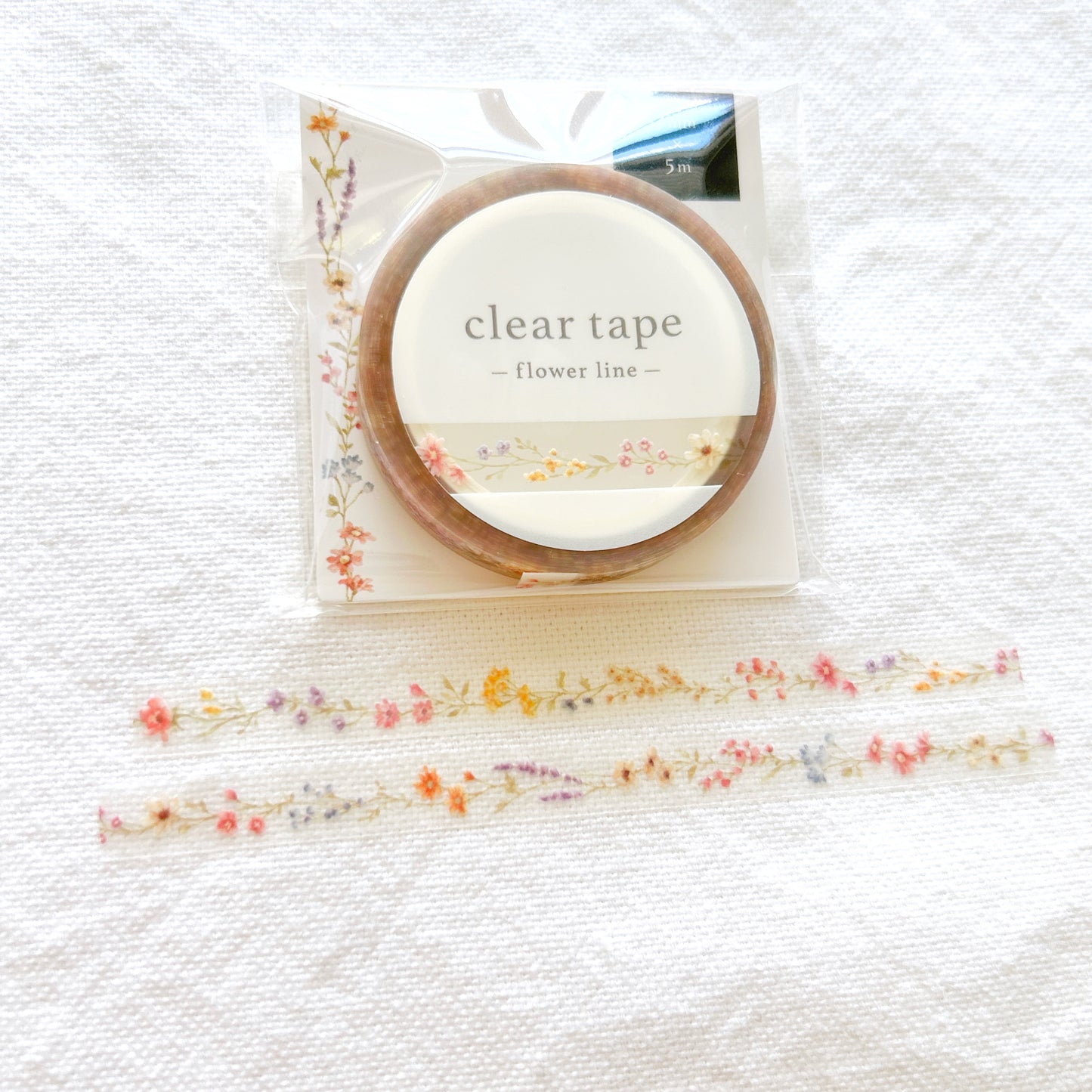 PET tape of floral design