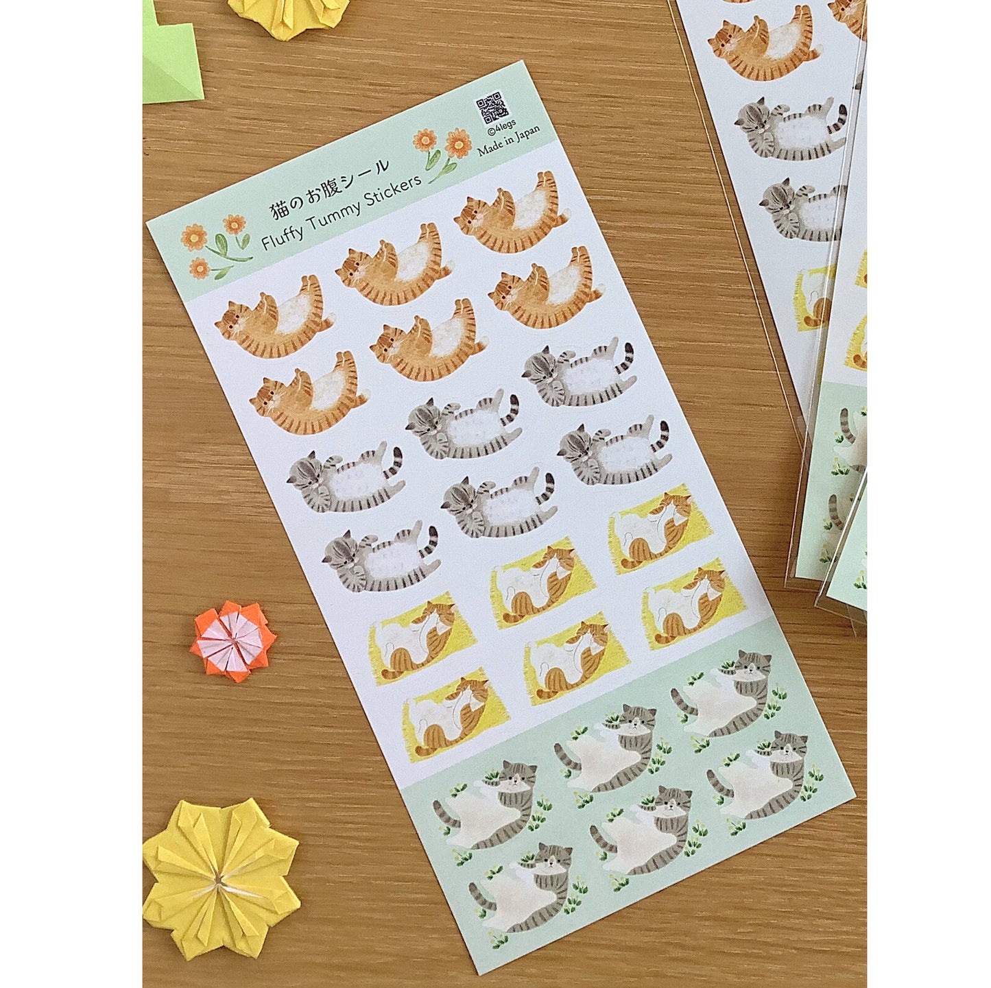 4Legs Sticker Sheet - Fluffy Tummy