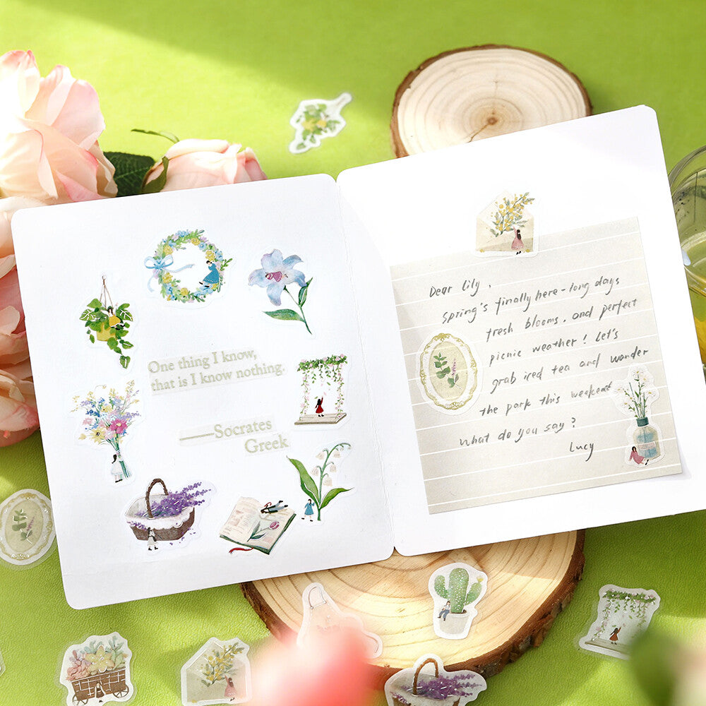 BGM Flake Stickers - Petit Story Gardening