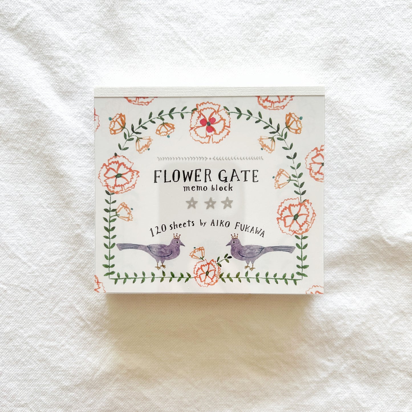 Aiko Fukawa Memo Pad - Flower Gate