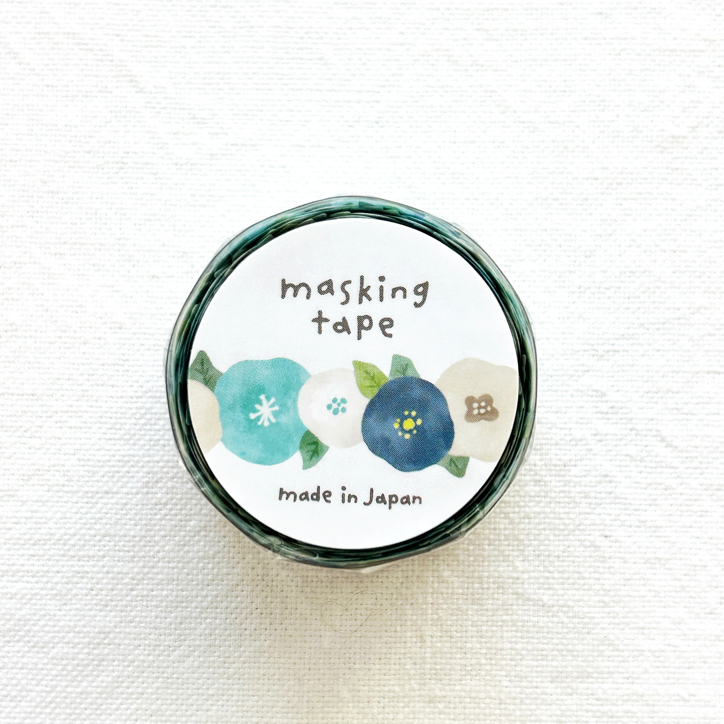 Mind Wave Cozy Washi Tape - Hana Ao. Perfect for journaling, scrapbooking, bullet journal, and creative craft projects.