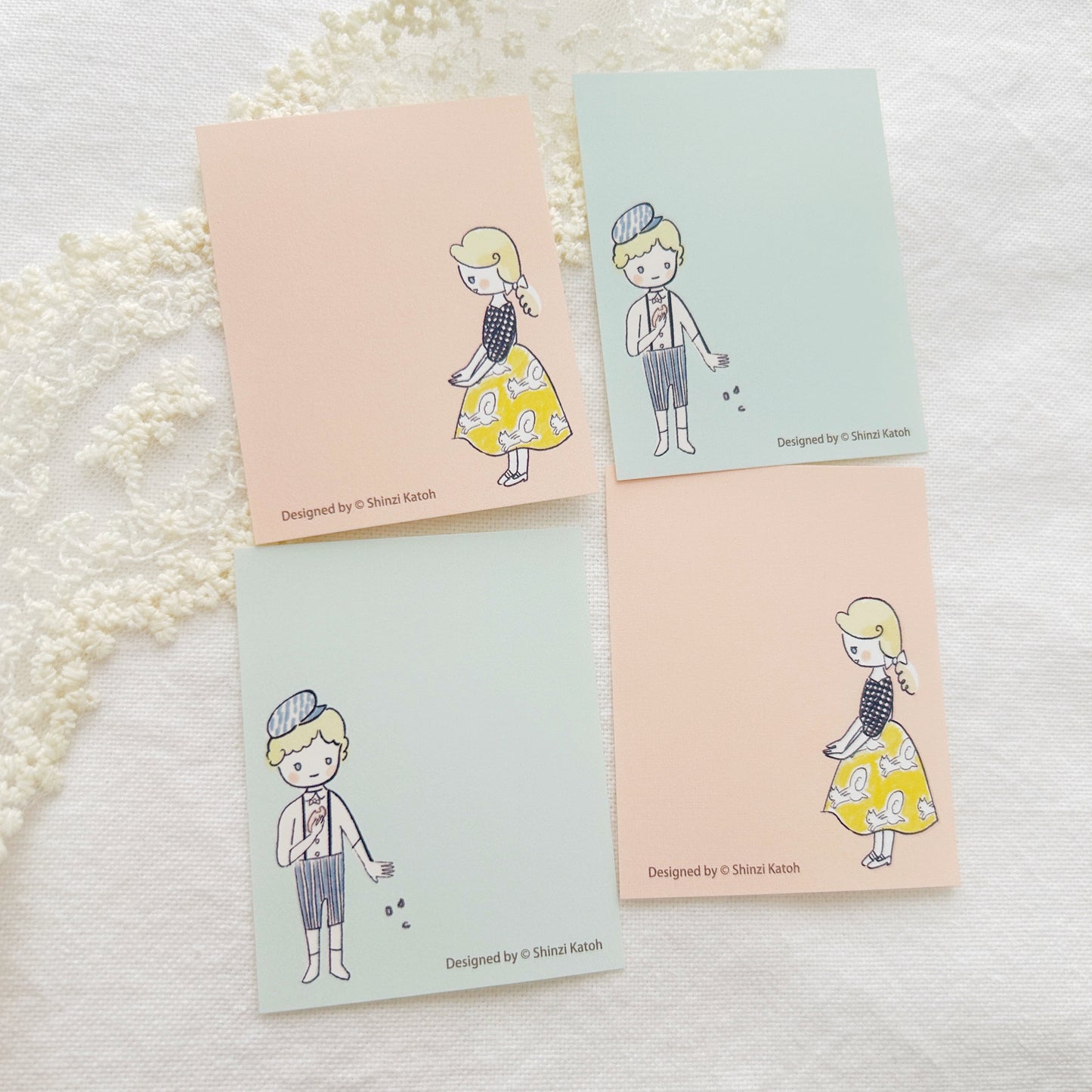 Shinzi Katoh Grimm's Fairy Tale Memo Notes Box - Hansel & Gretel