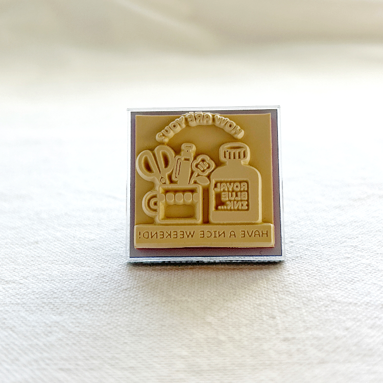 eric x SANBY Vol.3 Acrylic Stand Stamp. Perfect for journaling, scrapbooking, bullet journal, and creative craft projects.