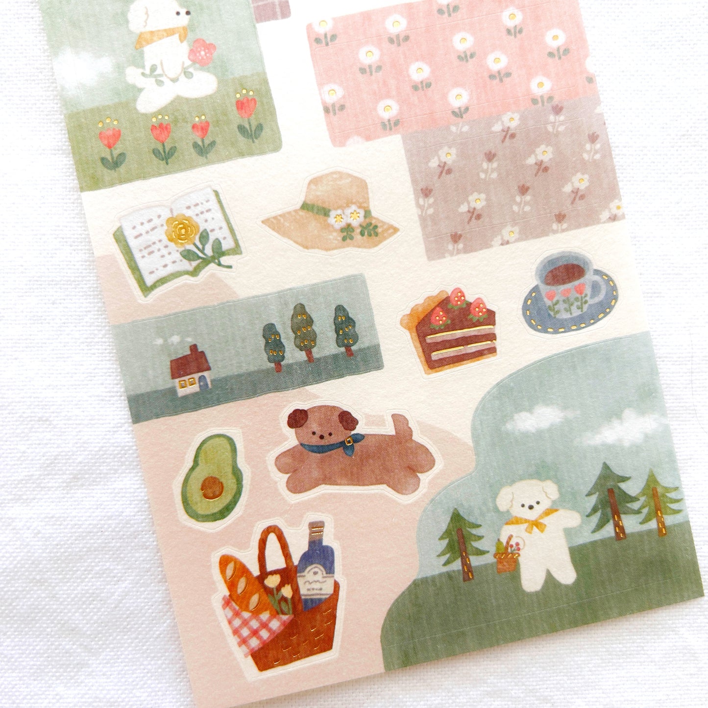 Mind Wave Lampo Sticker - Late Afternoon with Inu