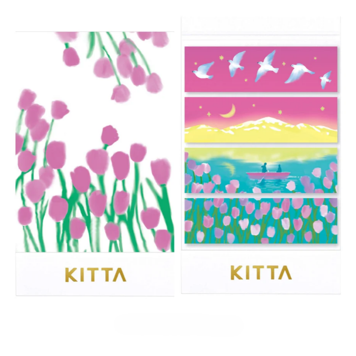 The bright, cheerful colors and intricate details of this washi tape make it perfect for journaling, scrapbooking, or adding a graceful touch to cards and gifts.