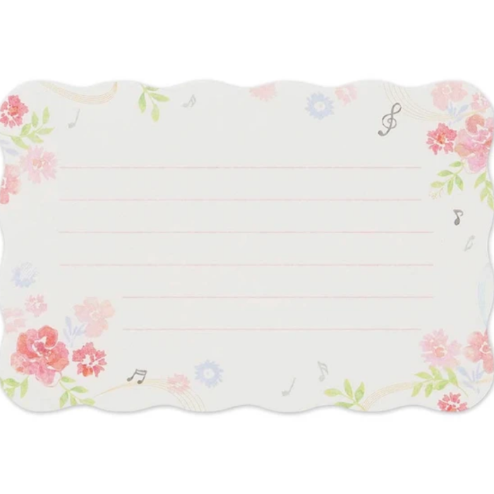 LA Letterset - Fleur, a charming floral-themed stationery set adorned with delicate flower illustrations, perfect for writing letters and special notes.