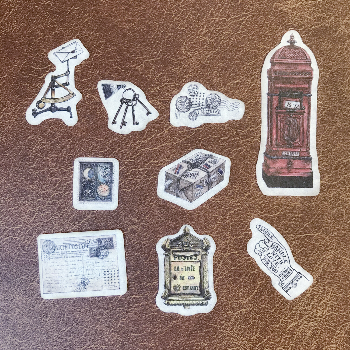 LCN Vintage Flake Stickers are a treasure trove of timeless charm. Each sticker is a miniature work of art, featuring vintage-inspired designs like antique letters and old-world illustrations. Perfect for journaling and scrapbooking.