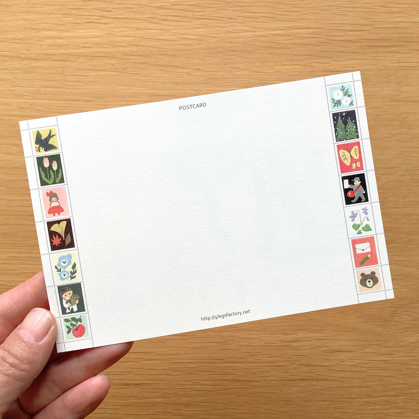4Legs Postcard - Sweetheart Letter Cat