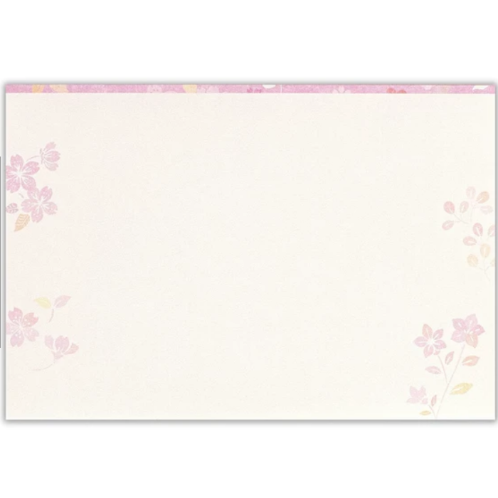 Wanowa Letterset - Flowering Plants, a beautiful Japanese stationery set featuring illustrations of vibrant blooming plants, ideal for heartfelt letters and special notes.