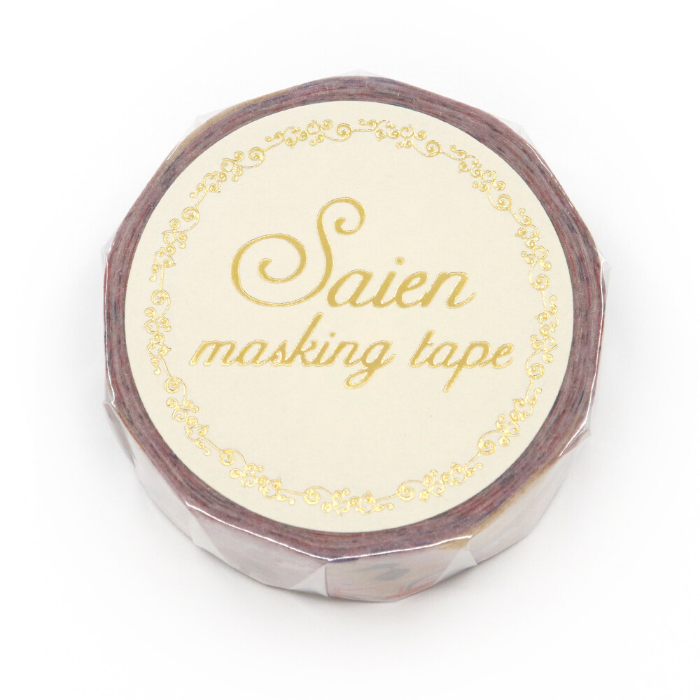 This washi tape featuring a sweet bear on a heartfelt mission to deliver letters, the design is adorned with charming details like envelopes, postage stamp, and touches of sparkling gold foil.