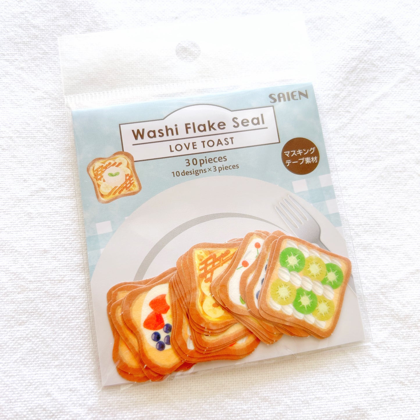Saien Flake Stickers - Love Toast Sweets