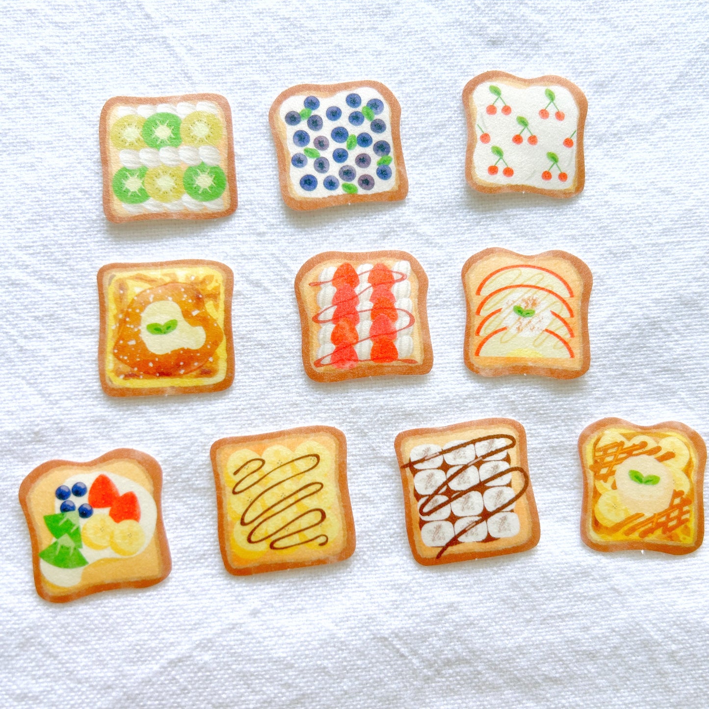 Saien Flake Stickers - Love Toast Sweets