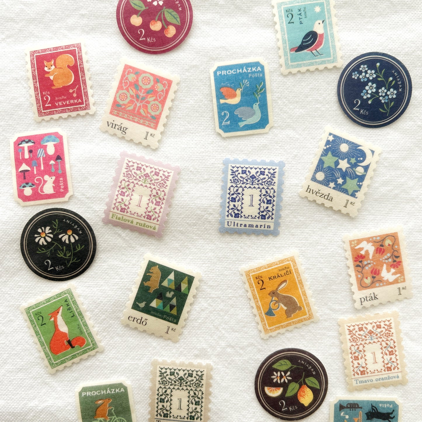 Nuku Atink Piac Flake Stickers - Chelle