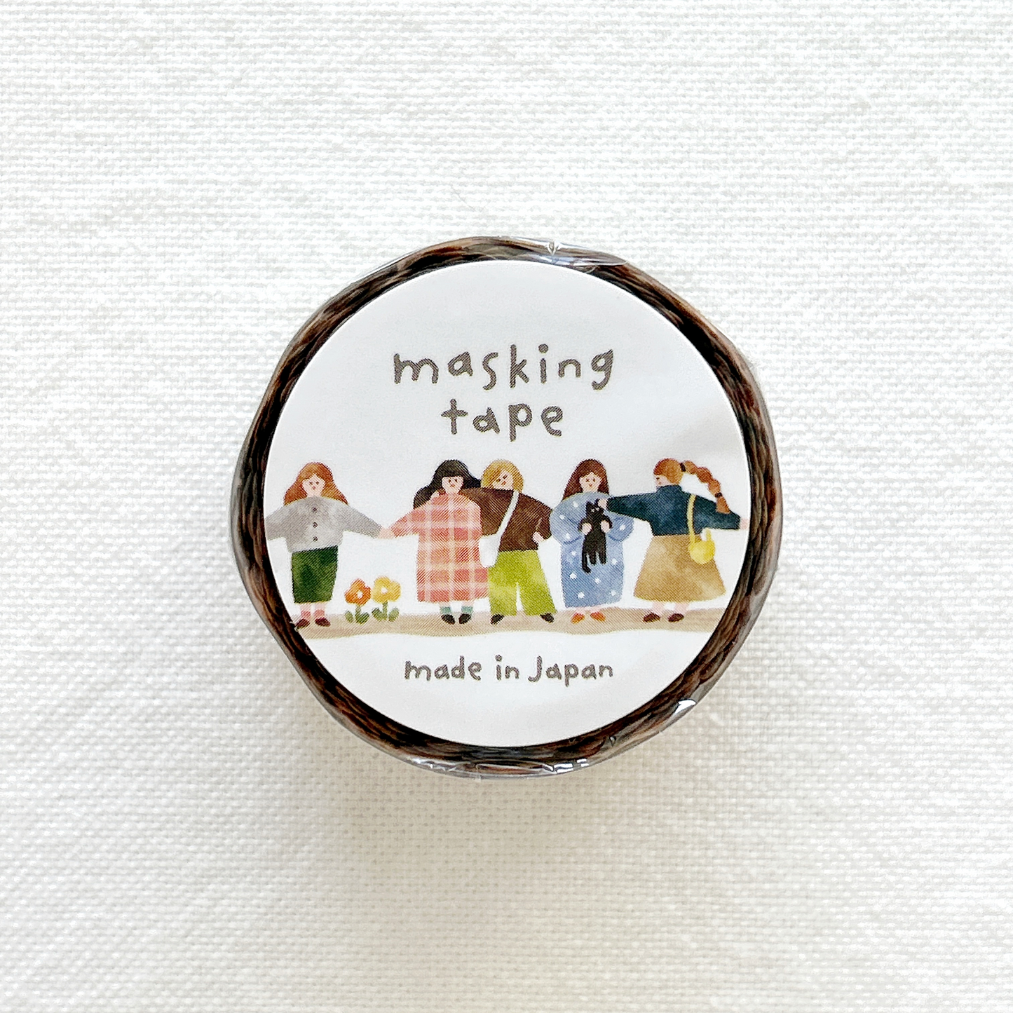 Mind Wave Cozy Washi Tape - Onnanoko. Perfect for journaling, scrapbooking, bullet journal, and creative craft projects.