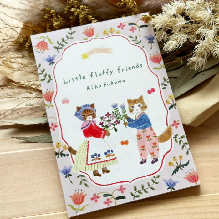 Cozyca - Aiko Fukawa Postcard Booklet Little Fluffy Friends