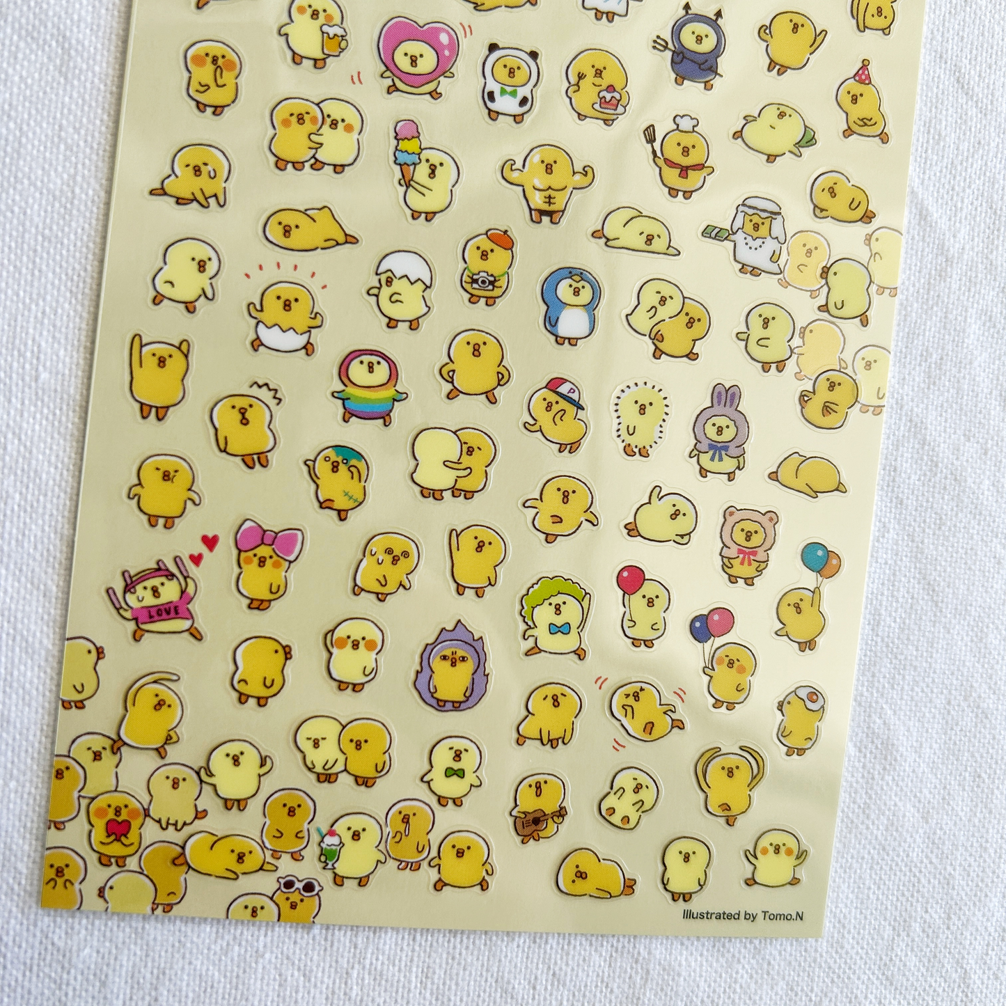 Mind Wave Sticker Sheet - Petit Pipi Pipi Chickpeas. Perfect for journaling, scrapbooking, and craft projects.