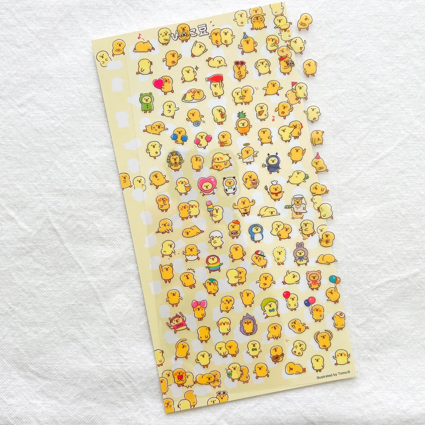 Mind Wave Sticker Sheet - Petit Pipi Pipi Chickpeas