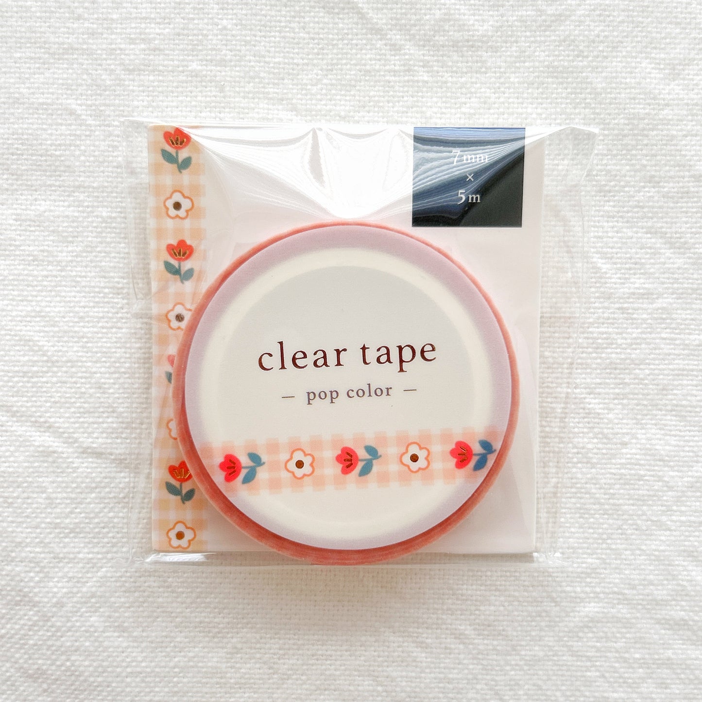 Mind Wave Clear Matte PET Tape - Pop Color Flower 1