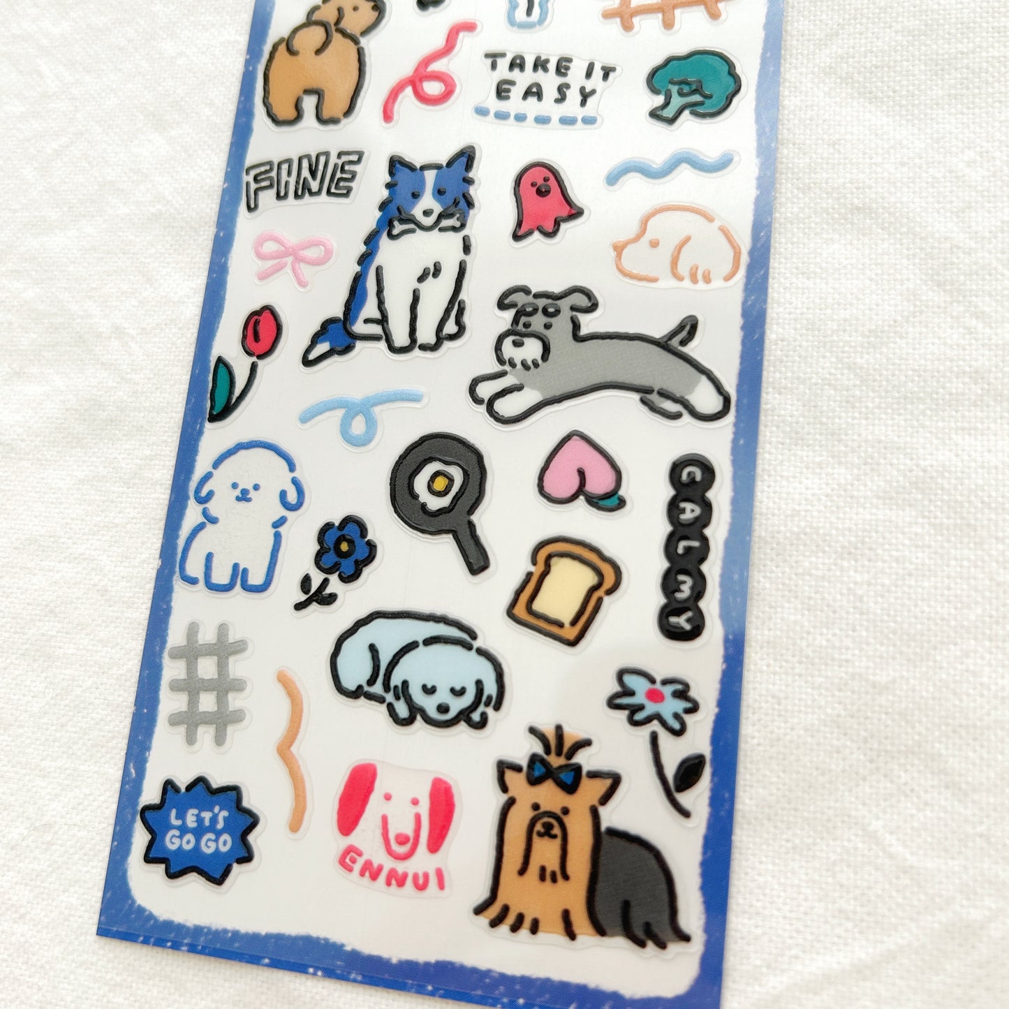 Mind Wave SANO Pukumori Stickers - Dog 2
