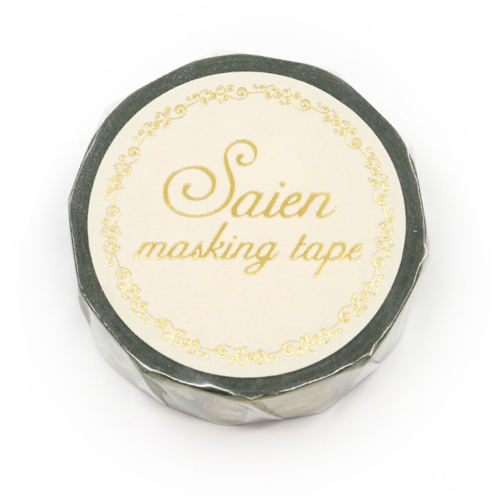 This washi tape is a delicate celebration of early spring, featuring charming snowdrop flowers elegantly arranged with a sprinkling of gold foil accents. Perfect for journaling, scrapbooking and creative projects.