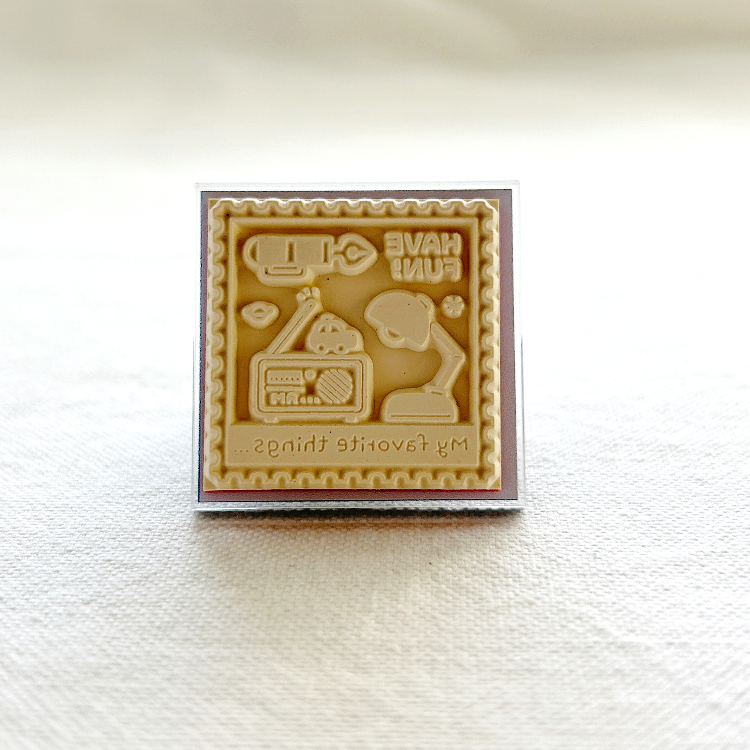eric x SANBY Vol.3 Acrylic Stand Stamp. Perfect for journaling, scrapbooking, and bullet journals.