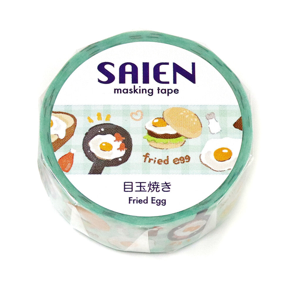 Saien Washi Tape - Sunny Side Up Egg