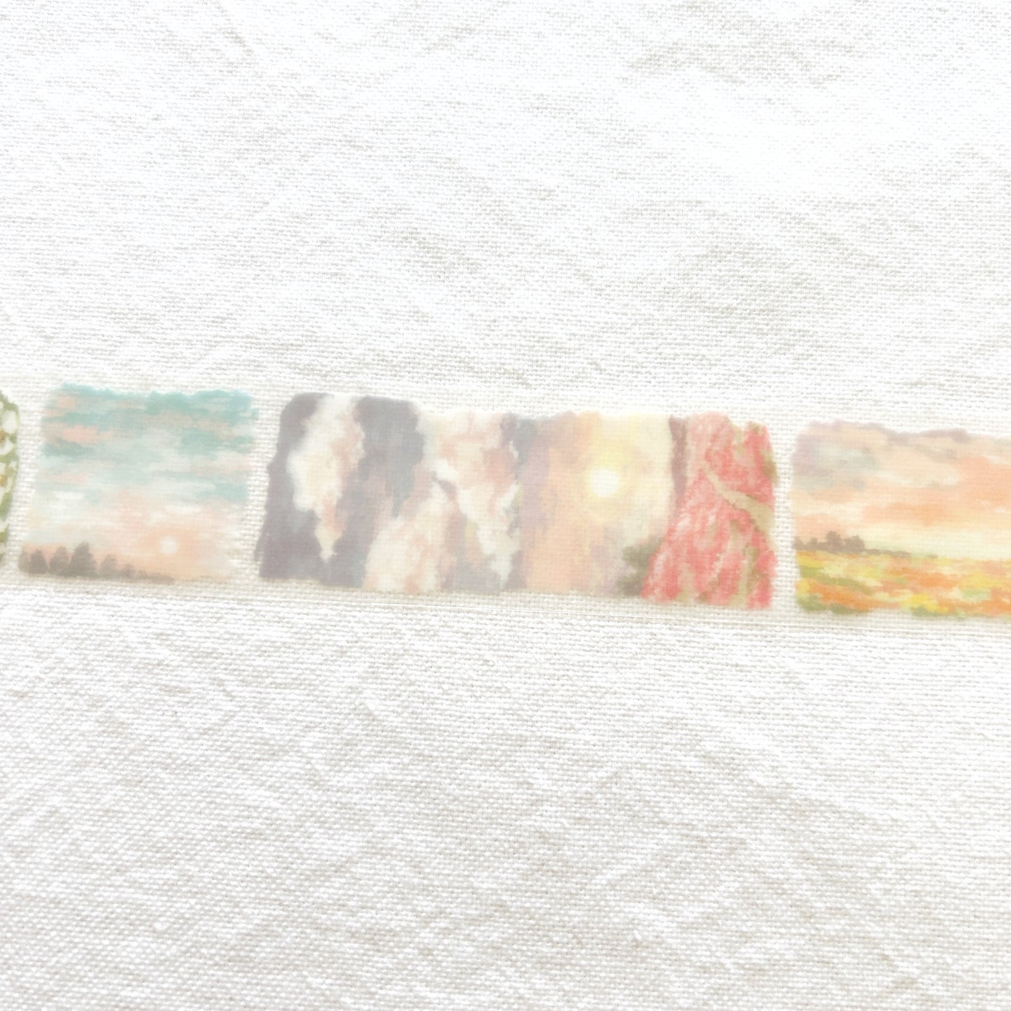 Mind Wave Landscape Clear Tape - Sunset