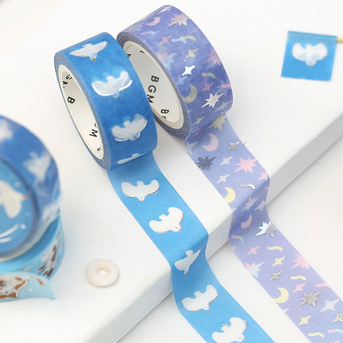 BGM Japanese Washi Tapes and Stickers, featuring beautiful Japanese-inspired designs perfect for journaling, scrapbooking, planners, and crafts.